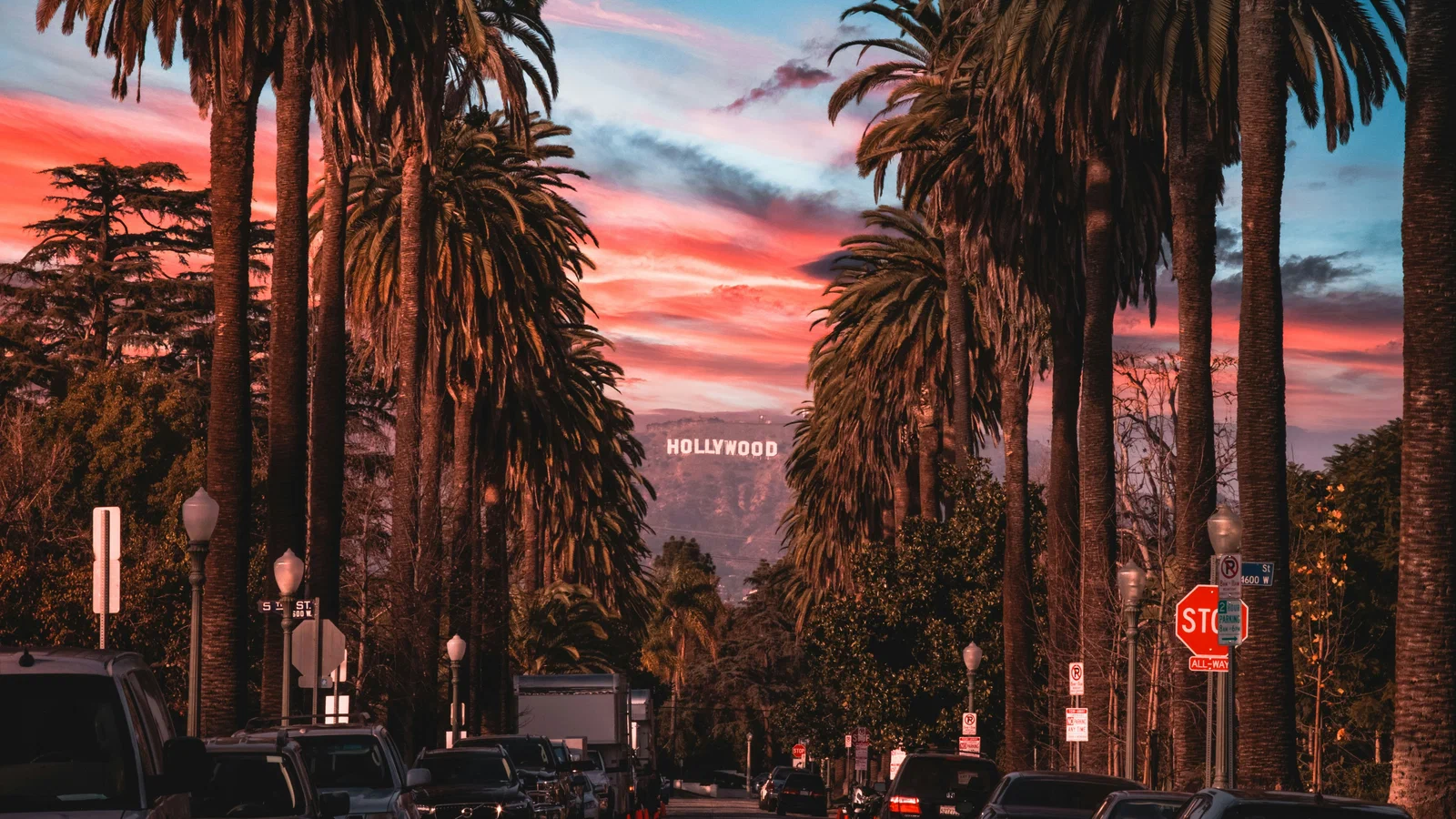 Лос-Анджелес, знак Hollywood